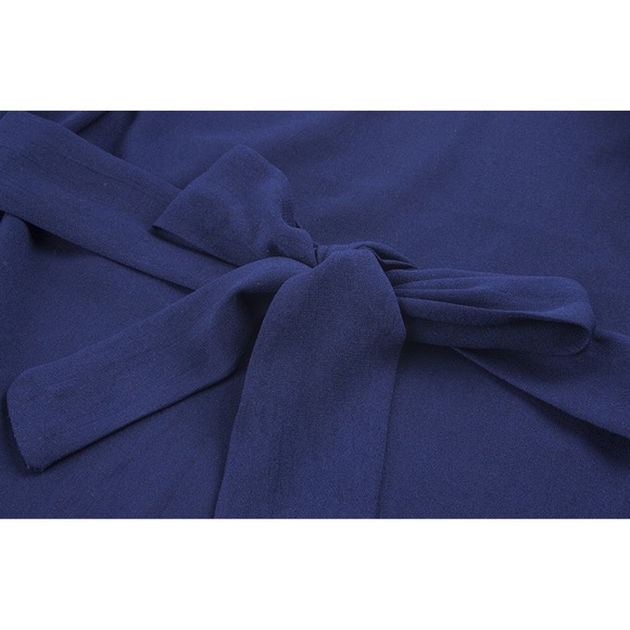 My Angel Navy Off Shoulder Mini Dress - Picture 7 of 8